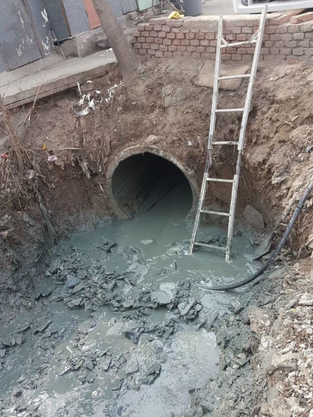 海勃湾管道清洗