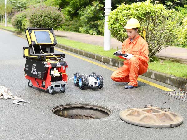 海勃湾管道机器人检测
